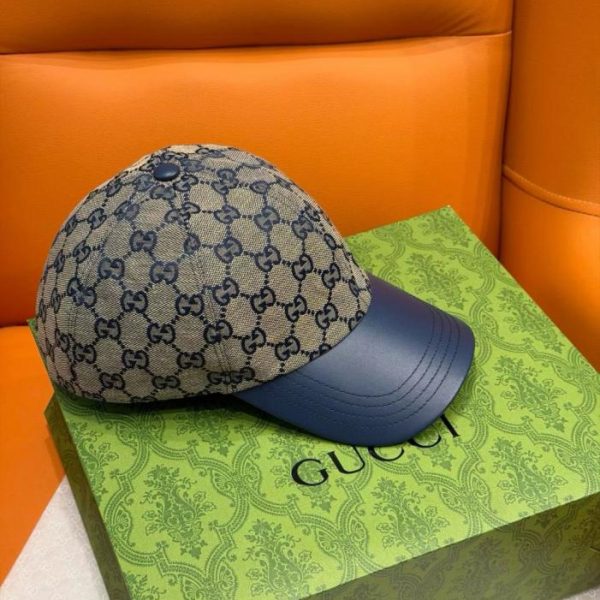 repliche,replica,perfette,siti di,affidabili,migliori siti,dove comprare,1:1,scarpe da ginnastica Nuovo cappellino da baseball in pelle con monogramma di Gucci (0XRG0K)