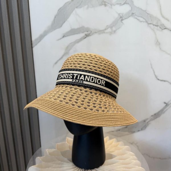 repliche,replica,perfette,siti di,affidabili,migliori siti,dove comprare,1:1,scarpe da ginnastica Cappello di paglia Dior, cilindro traforato (9R0CBF)