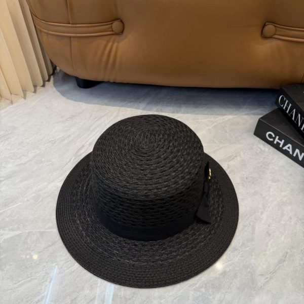 repliche,replica,perfette,siti di,affidabili,migliori siti,dove comprare,1:1,scarpe da ginnastica Nuovo cappello di paglia a tesa piatta di CHANEL (LT9Q72)