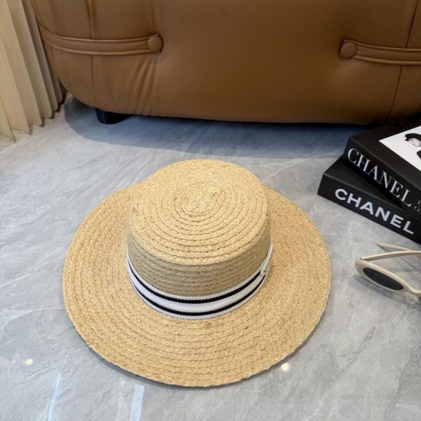 repliche,replica,perfette,siti di,affidabili,migliori siti,dove comprare,1:1,scarpe da ginnastica Nuovo cappello da sole estivo da donna Prada in rafia e paglia, modello francese (K74LXA)