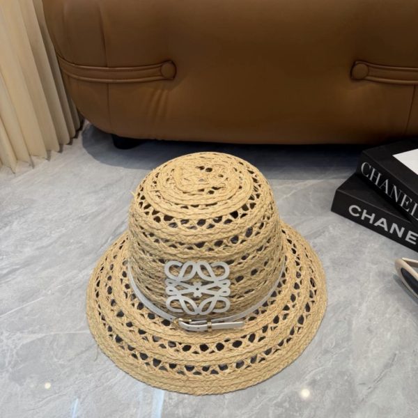 repliche,replica,perfette,siti di,affidabili,migliori siti,dove comprare,1:1,scarpe da ginnastica Cappello di paglia casual a tesa larga Loewe Primavera/Estate (N032YV)