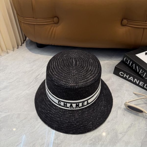 repliche,replica,perfette,siti di,affidabili,migliori siti,dove comprare,1:1,scarpe da ginnastica CHANEL Nuovo cappello da sole estivo in rafia e paglia stile francese da donna (NIGGMC)