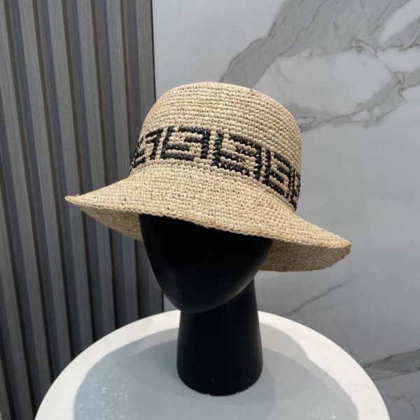 repliche,replica,perfette,siti di,affidabili,migliori siti,dove comprare,1:1,scarpe da ginnastica Nuovo cappello a secchiello/da sole in rafia patchwork di Fendi (FVLSRG)