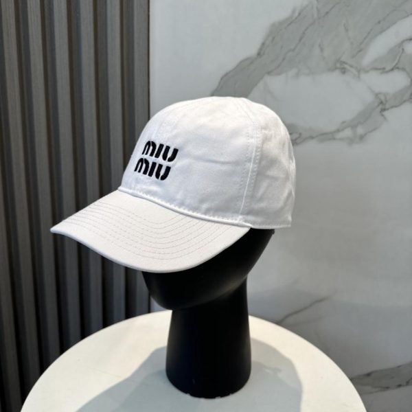repliche,replica,perfette,siti di,affidabili,migliori siti,dove comprare,1:1,scarpe da ginnastica Cappellino da baseball in tela MIUMIU, replica 1:1, realizzato su misura (A400AZ)