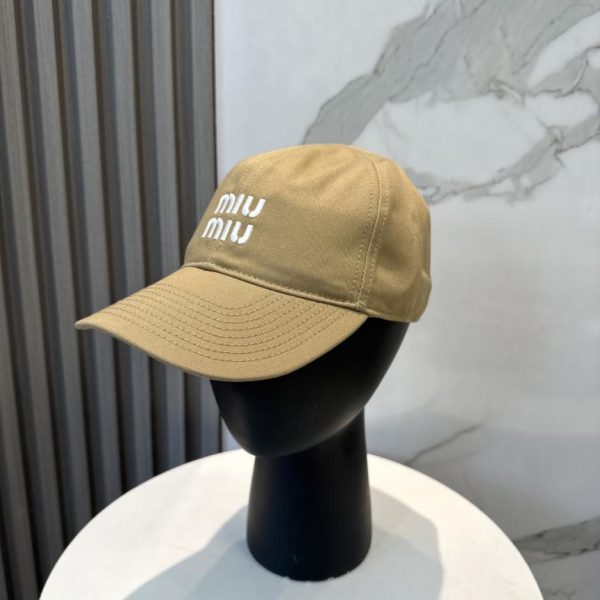 repliche,replica,perfette,siti di,affidabili,migliori siti,dove comprare,1:1,scarpe da ginnastica Cappellino da baseball in tela MIUMIU, replica 1:1, sagomato su misura (RAZ56H)