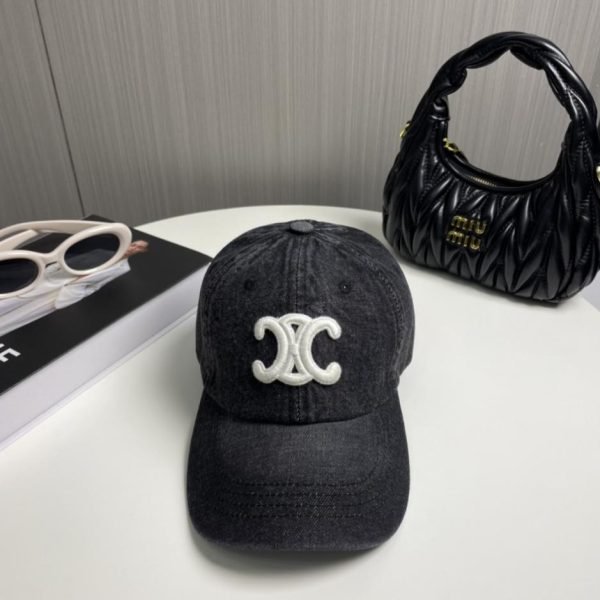 repliche,replica,perfette,siti di,affidabili,migliori siti,dove comprare,1:1,scarpe da ginnastica Cappellino da baseball in denim CELINE Primavera/Estate (OF85J6)