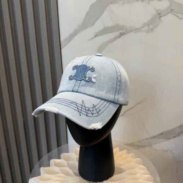 repliche,replica,perfette,siti di,affidabili,migliori siti,dove comprare,1:1,scarpe da ginnastica CELINE Nuovo cappellino da baseball in denim (4AA8FO)
