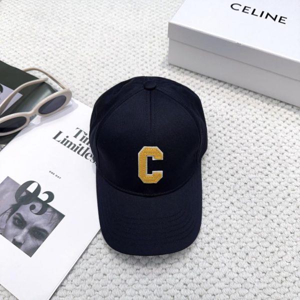 repliche,replica,perfette,siti di,affidabili,migliori siti,dove comprare,1:1,scarpe da ginnastica Versione per rivenditori del sito ufficiale CELINE, scritta minimalista, ultimo modello di cappellino da baseball in stile celebrità (DI9W15)