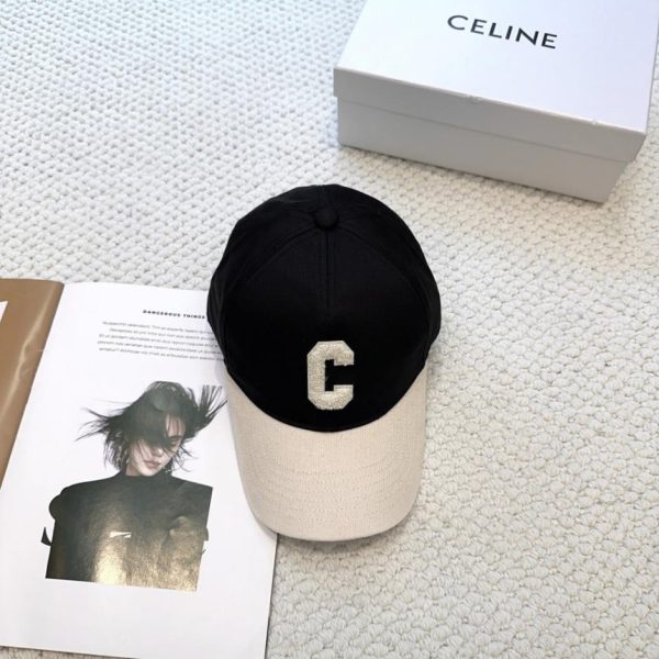 repliche,replica,perfette,siti di,affidabili,migliori siti,dove comprare,1:1,scarpe da ginnastica Versione per rivenditori del sito ufficiale CELINE, scritta minimalista, ultimo modello di cappellino da baseball in stile celebrità (5HST1A)