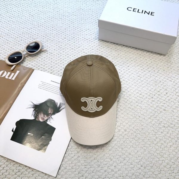 repliche,replica,perfette,siti di,affidabili,migliori siti,dove comprare,1:1,scarpe da ginnastica Versione per rivenditori del sito ufficiale CELINE, scritta minimalista, ultimo modello di cappellino da baseball in stile celebrità (GXVSDL)