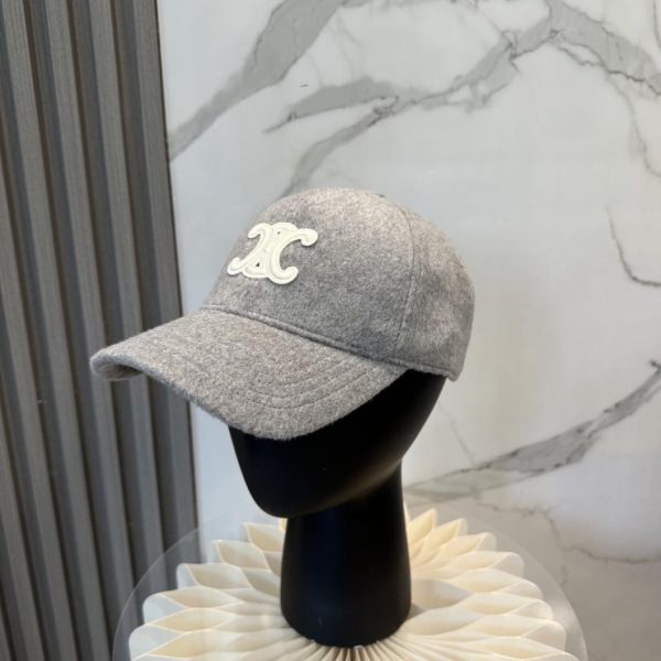 repliche,replica,perfette,siti di,affidabili,migliori siti,dove comprare,1:1,scarpe da ginnastica Cappellino da baseball in cashmere Celine, collezione Autunno/Inverno, design semplice (G088WW)