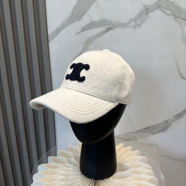repliche,replica,perfette,siti di,affidabili,migliori siti,dove comprare,1:1,scarpe da ginnastica Cappellino da baseball in cashmere Celine, nuova collezione Autunno/Inverno, design semplice (YZQR2Z)