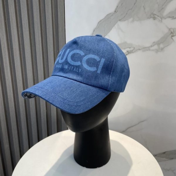 repliche,replica,perfette,siti di,affidabili,migliori siti,dove comprare,1:1,scarpe da ginnastica Nuovo cappellino da baseball in denim lavato GUCCI (W60NNZ)