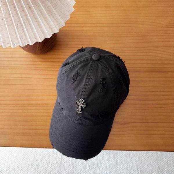 repliche,replica,perfette,siti di,affidabili,migliori siti,dove comprare,1:1,scarpe da ginnastica Cappellino da baseball Chrome Hearts stile coreano retrò effetto invecchiato e strappato, ideale per la primavera (BKKV7C)