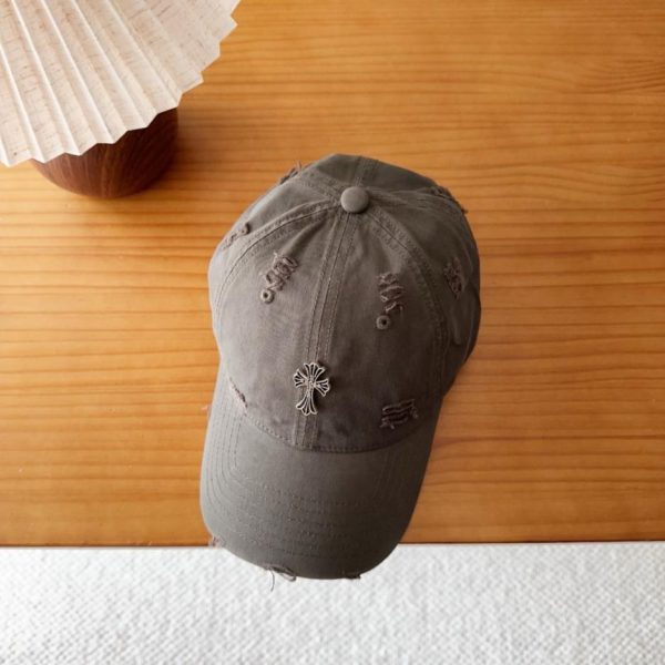 repliche,replica,perfette,siti di,affidabili,migliori siti,dove comprare,1:1,scarpe da ginnastica Cappellino da baseball Chrome Hearts stile coreano retrò effetto invecchiato e strappato, ideale per la primavera (FU97C3)