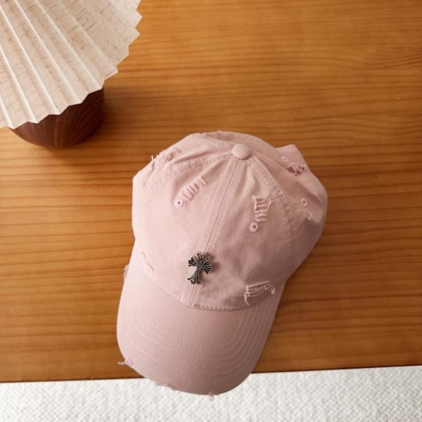 repliche,replica,perfette,siti di,affidabili,migliori siti,dove comprare,1:1,scarpe da ginnastica Cappellino da baseball Chrome Hearts stile coreano retrò effetto invecchiato e strappato, ideale per la primavera (OA9SVB)