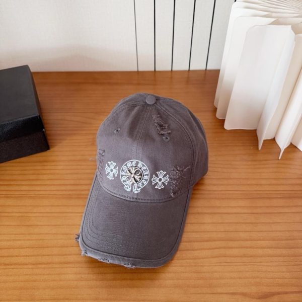 repliche,replica,perfette,siti di,affidabili,migliori siti,dove comprare,1:1,scarpe da ginnastica Cappellino da baseball Chrome Hearts stile coreano, moda retrò, effetto invecchiato e strappato, ideale per la primavera (6U52L4)