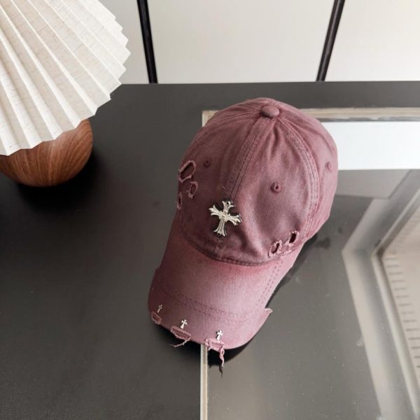 repliche,replica,perfette,siti di,affidabili,migliori siti,dove comprare,1:1,scarpe da ginnastica Cappellino da baseball Chrome Hearts stile coreano retrò effetto invecchiato e strappato (GH7V30)