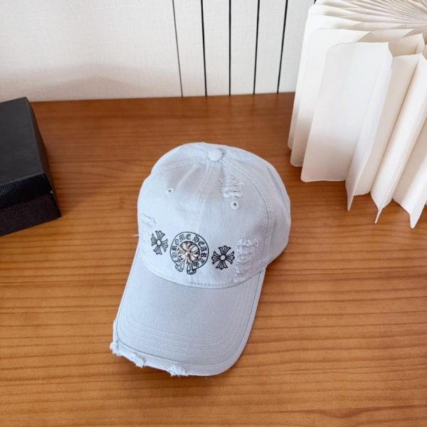 repliche,replica,perfette,siti di,affidabili,migliori siti,dove comprare,1:1,scarpe da ginnastica Cappellino da baseball Chrome Hearts stile coreano retrò effetto invecchiato e strappato, ideale per la primavera (H4FE53)