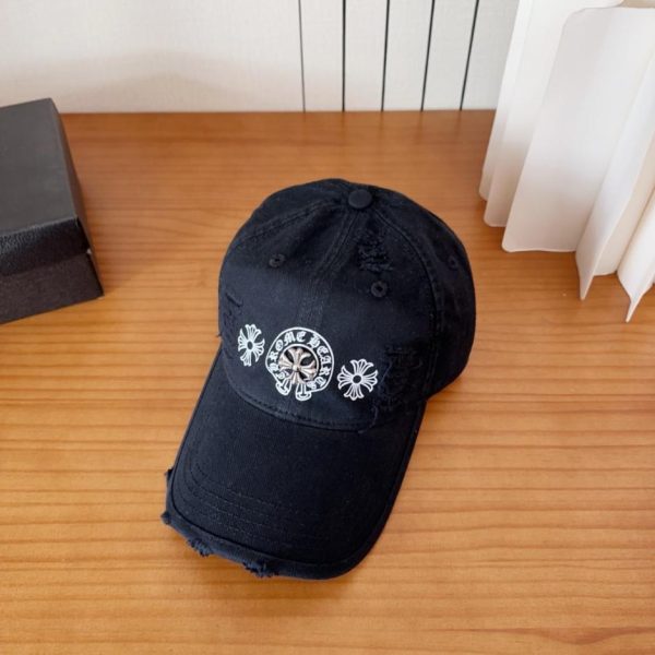 repliche,replica,perfette,siti di,affidabili,migliori siti,dove comprare,1:1,scarpe da ginnastica Cappellino da baseball Chrome Hearts stile coreano retrò effetto invecchiato e strappato, ideale per la primavera (HX2LV2)