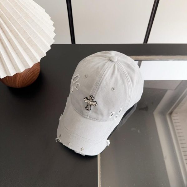 repliche,replica,perfette,siti di,affidabili,migliori siti,dove comprare,1:1,scarpe da ginnastica Cappellino da baseball Chrome Hearts stile coreano retrò effetto invecchiato e strappato, ideale per la primavera (R3XBLC)