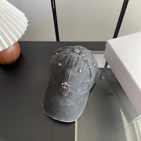 repliche,replica,perfette,siti di,affidabili,migliori siti,dove comprare,1:1,scarpe da ginnastica Cappellino da baseball Chrome Hearts stile coreano retrò effetto invecchiato e strappato, ideale per la primavera (0X24Z9)
