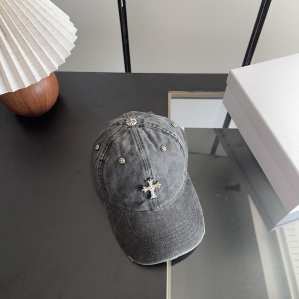 repliche,replica,perfette,siti di,affidabili,migliori siti,dove comprare,1:1,scarpe da ginnastica Cappellino da baseball Chrome Hearts stile coreano retrò effetto invecchiato e strappato, ideale per la primavera (BNETIT)