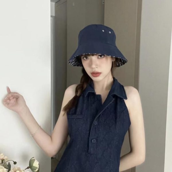 repliche,replica,perfette,siti di,affidabili,migliori siti,dove comprare,1:1,scarpe da ginnastica Cappello da pescatore reversibile Dior New Original (5J862G)