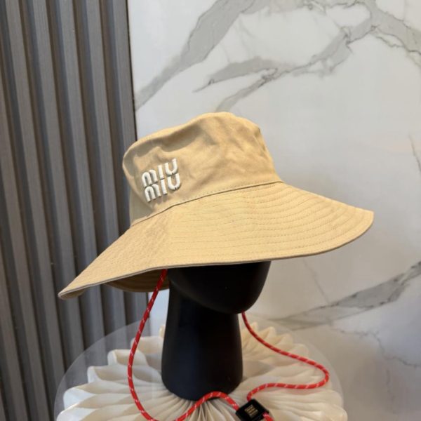 repliche,replica,perfette,siti di,affidabili,migliori siti,dove comprare,1:1,scarpe da ginnastica MIUMIU Nuovo Cappello da Pescatore (AHIH2Q)