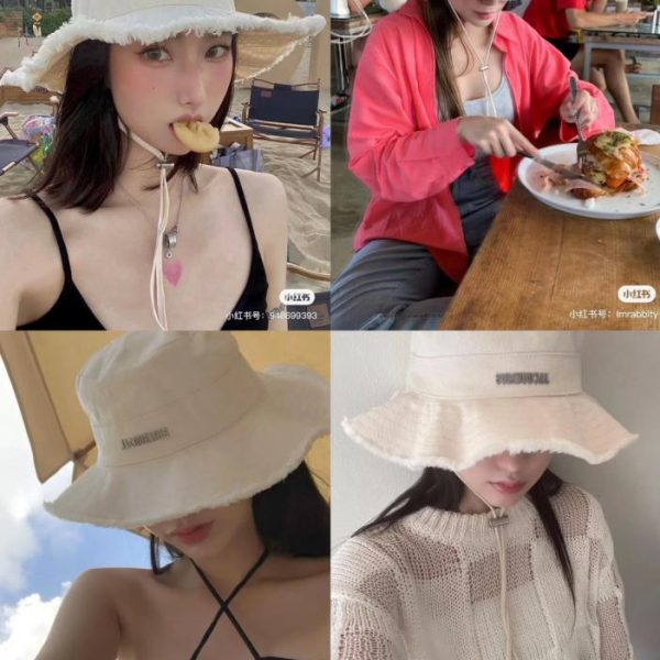 repliche,replica,perfette,siti di,affidabili,migliori siti,dove comprare,1:1,scarpe da ginnastica Cappello a secchiello alto Jacquemus (5FGCKO)