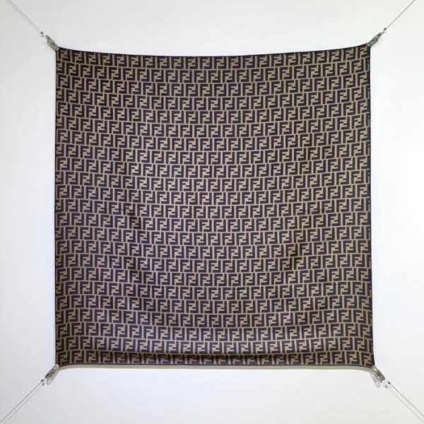 repliche,replica,perfette,siti di,affidabili,migliori siti,dove comprare,1:1,scarpe da ginnastica SFD250118 Momme Double-sided 90x90cm Twill Silk Fendi “Full-Panel FF” (TUGF1A)