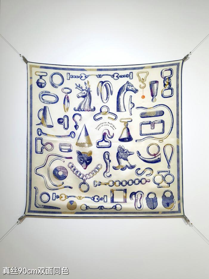 repliche,replica,perfette,siti di,affidabili,migliori siti,dove comprare,1:1,scarpe da ginnastica SHMS250618 Momme Double-sided 90x90cm Twill Silk Hermès “A Poetic Retrospective of Equestrian Tack Stories” (RS4H0U)