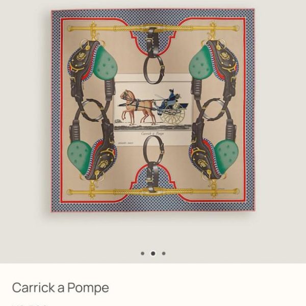 repliche,replica,perfette,siti di,affidabili,migliori siti,dove comprare,1:1,scarpe da ginnastica SHMS251318 Momme Double-sided 90x90cm Twill Silk Hermès “Mr. Coach” (ICM630)