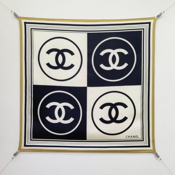 repliche,replica,perfette,siti di,affidabili,migliori siti,dove comprare,1:1,scarpe da ginnastica SCC257618 Momme Double-sided 90x90cm Twill Silk Chanel (ND344Z)