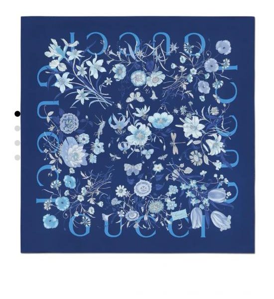 repliche,replica,perfette,siti di,affidabili,migliori siti,dove comprare,1:1,scarpe da ginnastica SGC260118 Momme Double-face 90x90cm Twill Silk Gucci “All-over Floral” (51DIXO)