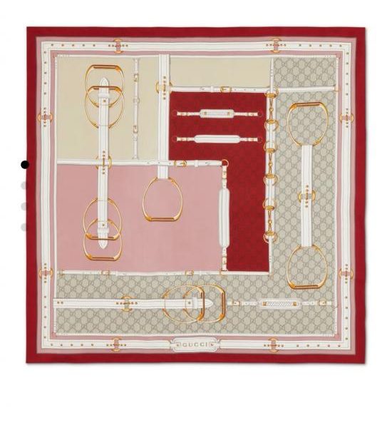 repliche,replica,perfette,siti di,affidabili,migliori siti,dove comprare,1:1,scarpe da ginnastica SGC261118 Momme Double-sided 90x90cm Twill Silk Gucci (DXR1N1)