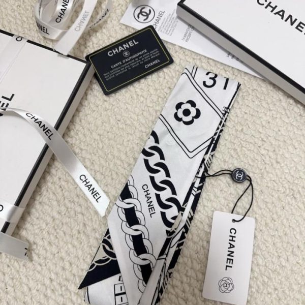 repliche,replica,perfette,siti di,affidabili,migliori siti,dove comprare,1:1,scarpe da ginnastica Fascia per capelli con stampa in bianco e nero di Chanel (LWOZKS)