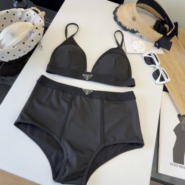 repliche,replica,perfette,siti di,affidabili,migliori siti,dove comprare,1:1,scarpe da ginnastica Completo fitness yoga PRADA stampato ad alta elasticità, canotta modellante per la vita (KQHY90)