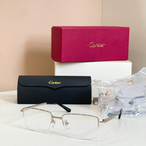 repliche,replica,perfette,siti di,affidabili,migliori siti,dove comprare,1:1,scarpe da ginnastica Montatura per occhiali semi-cerchiati Cartier, compatibile con lenti graduate, MODELLO CT0554O(4USFZ0)