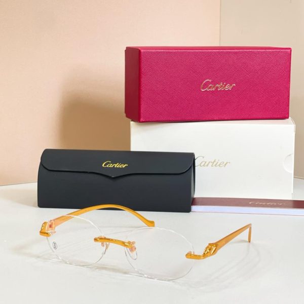 repliche,replica,perfette,siti di,affidabili,migliori siti,dove comprare,1:1,scarpe da ginnastica Occhiali da vista senza montatura Cartier con lenti graduate, MODELLO CT0915S (9RWAHT)