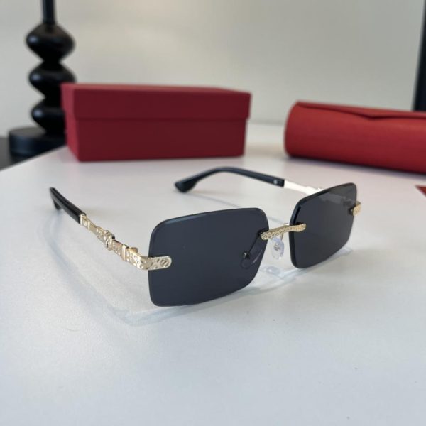repliche,replica,perfette,siti di,affidabili,migliori siti,dove comprare,1:1,scarpe da ginnastica Occhiali da sole premium CARTIER, con aste in metallo PC e processo di galvanizzazione ultraleggero senza montatura (6BNGX8).