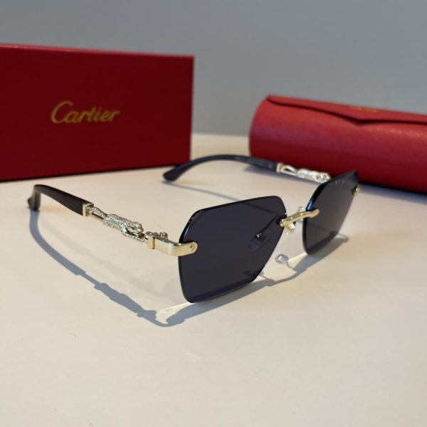 repliche,replica,perfette,siti di,affidabili,migliori siti,dove comprare,1:1,scarpe da ginnastica Occhiali da sole CARTIER Precious – Aste in policarbonato metallico con processo di galvanizzazione ultraleggera senza montatura (K1Z56V)