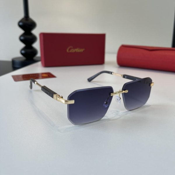 repliche,replica,perfette,siti di,affidabili,migliori siti,dove comprare,1:1,scarpe da ginnastica Occhiali da sole premium CARTIER con aste in metallo PC e processo di galvanizzazione ultraleggero senza montatura (L1QBAD).