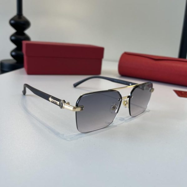 repliche,replica,perfette,siti di,affidabili,migliori siti,dove comprare,1:1,scarpe da ginnastica Occhiali da sole premium CARTIER con aste in policarbonato metallico e processo di galvanizzazione ultraleggero senza montatura (0QZSKM).