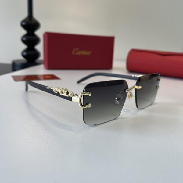 repliche,replica,perfette,siti di,affidabili,migliori siti,dove comprare,1:1,scarpe da ginnastica Occhiali da sole premium CARTIER con aste in policarbonato metallico e processo di galvanizzazione ultraleggero senza montatura (XQT5AL).