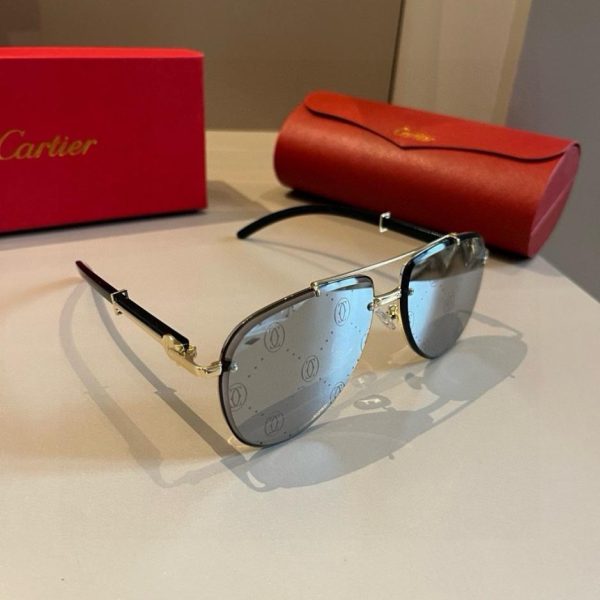 repliche,replica,perfette,siti di,affidabili,migliori siti,dove comprare,1:1,scarpe da ginnastica Occhiali da sole aviator oversize da uomo Cartier (16J6U6)