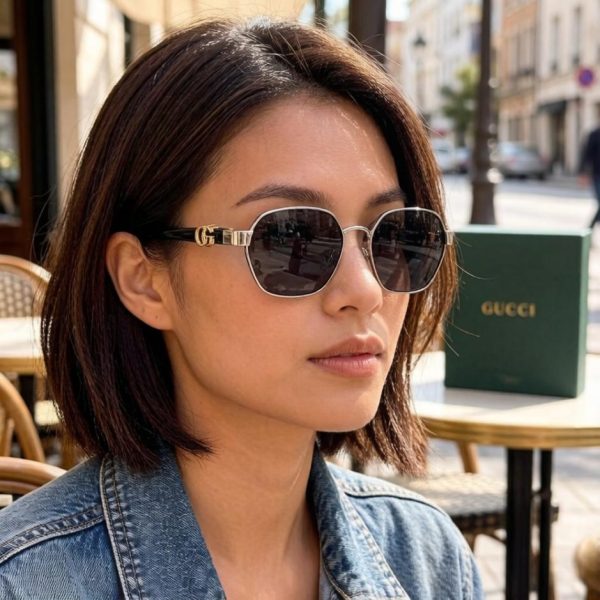 La collezione ufficiale di Gucci per la primavera presenta gli ultimi modelli di occhiali da sole oversize indossati da numerose celebrità. Occhiali da sole Polaroid ultra trasparenti (9Z15C4).