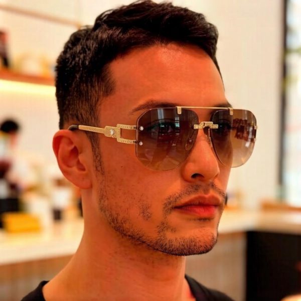 Occhiali da sole alla moda in stile europeo e americano VERSACE, occhiali da uomo, visiere parasole da uomo (GNER8Q)