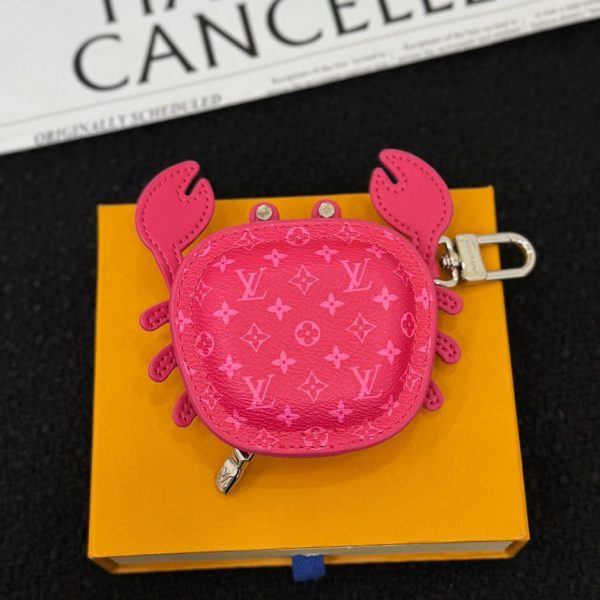 repliche,replica,perfette,siti di,affidabili,migliori siti,dove comprare,1:1,scarpe da ginnastica Accessorio per occhi e custodia per auricolari a tema granchio di Louis Vuitton (L2TZVX)