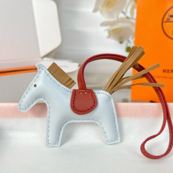 repliche,replica,perfette,siti di,affidabili,migliori siti,dove comprare,1:1,scarpe da ginnastica Portachiavi/ciondolo per borsa HERMES mini pony Rodeo pegase classico, cucito a mano in pelle di agnello (FRDEYQ).